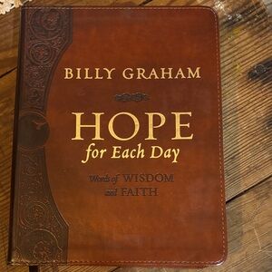 Brown Leather Inspirational Book